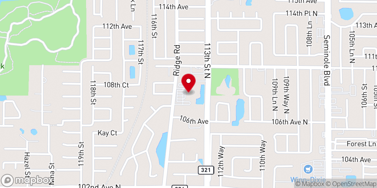 Map showing location of St. Justin