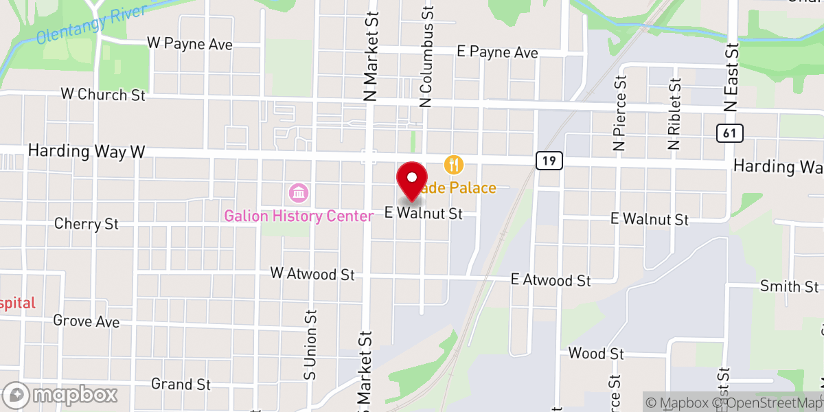 Map showing location of Christ Covenant Church: A Global Methodist Congregation