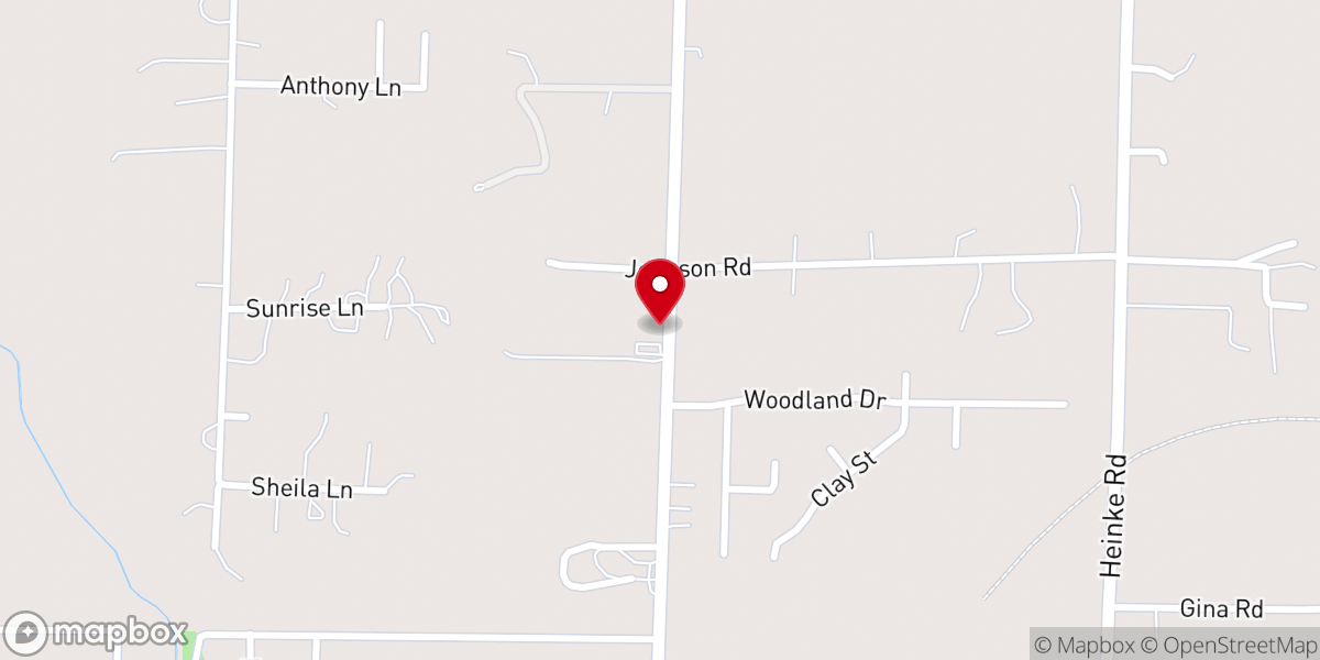 Map showing location of Sardis Road Missionary Baptist Church