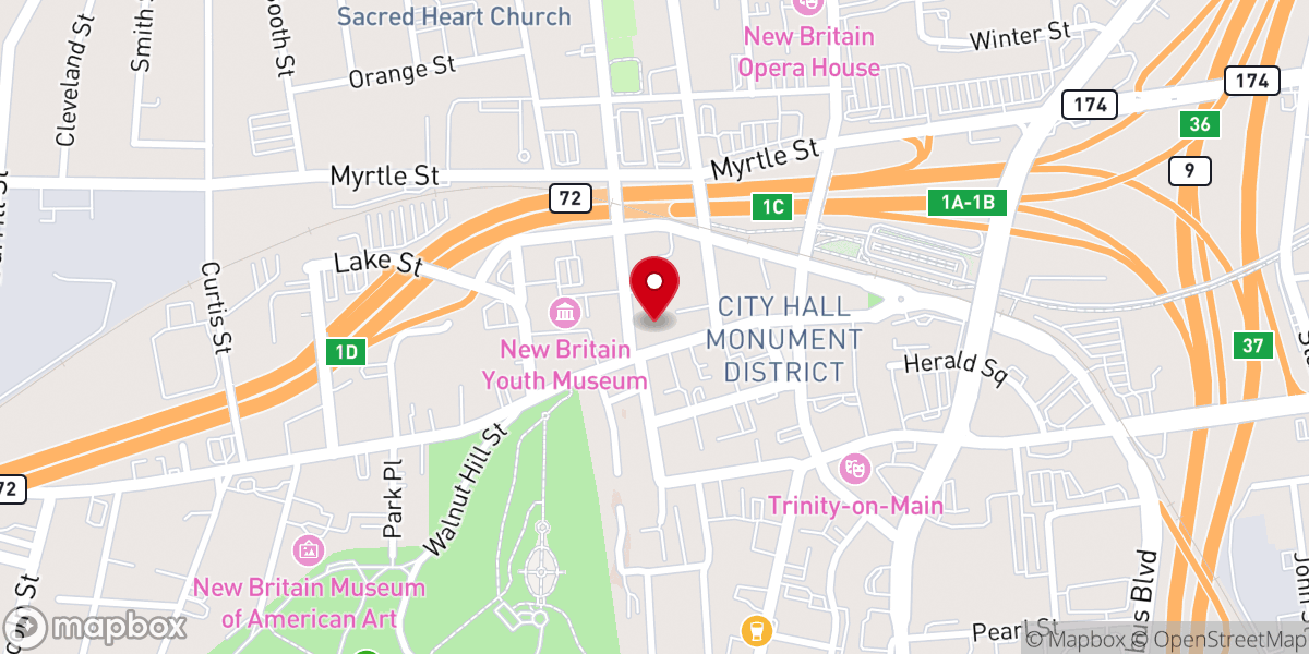 Map showing location of New Life II Teaching You Another Way Ministries