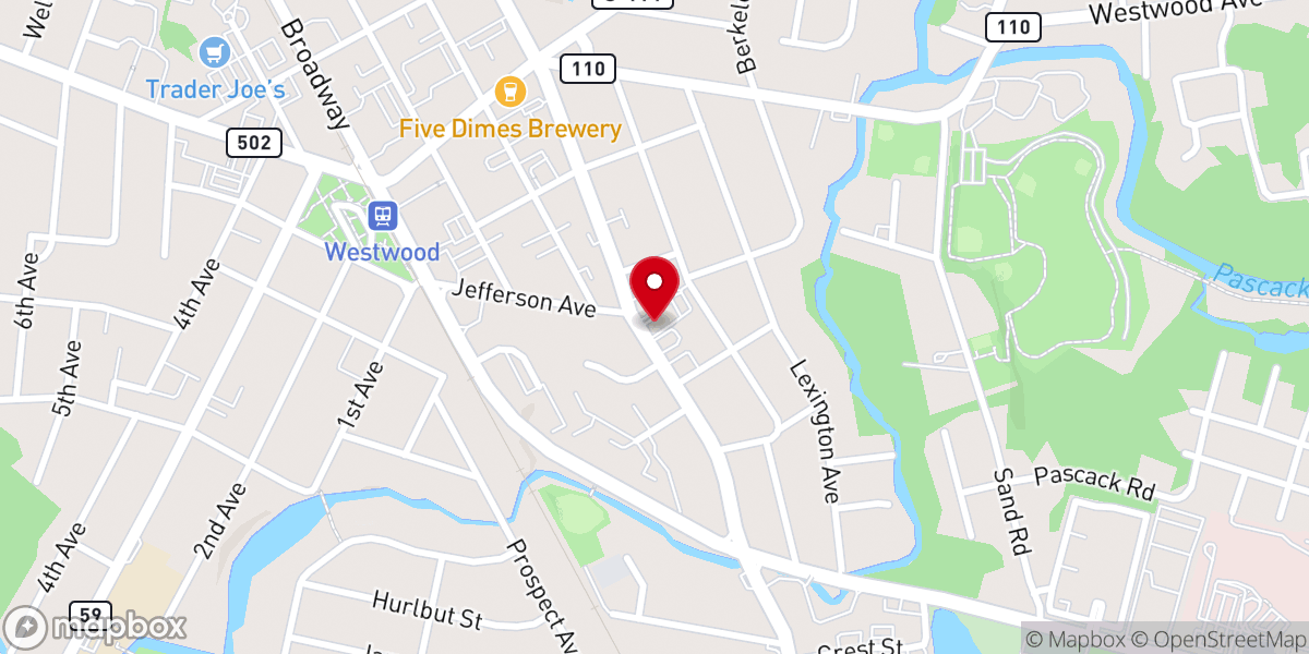 Map showing location of Central Unitarian Church