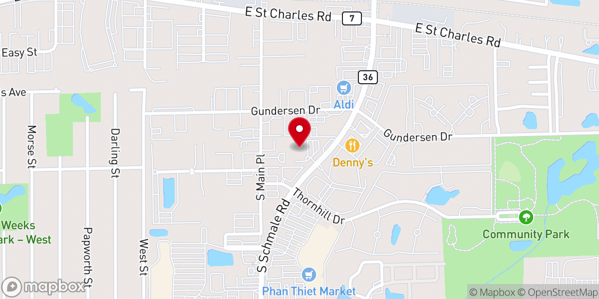 Map showing location of C SB Ministries