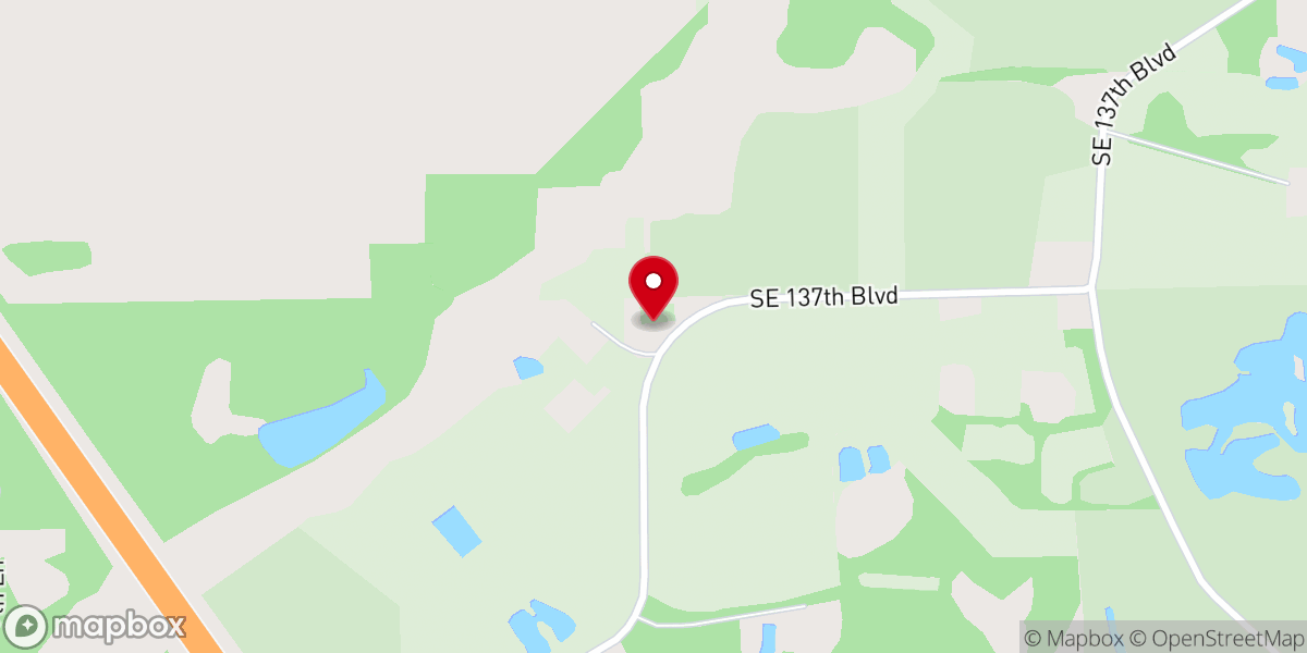 Map showing location of Camp Branch Primitive Baptist Church