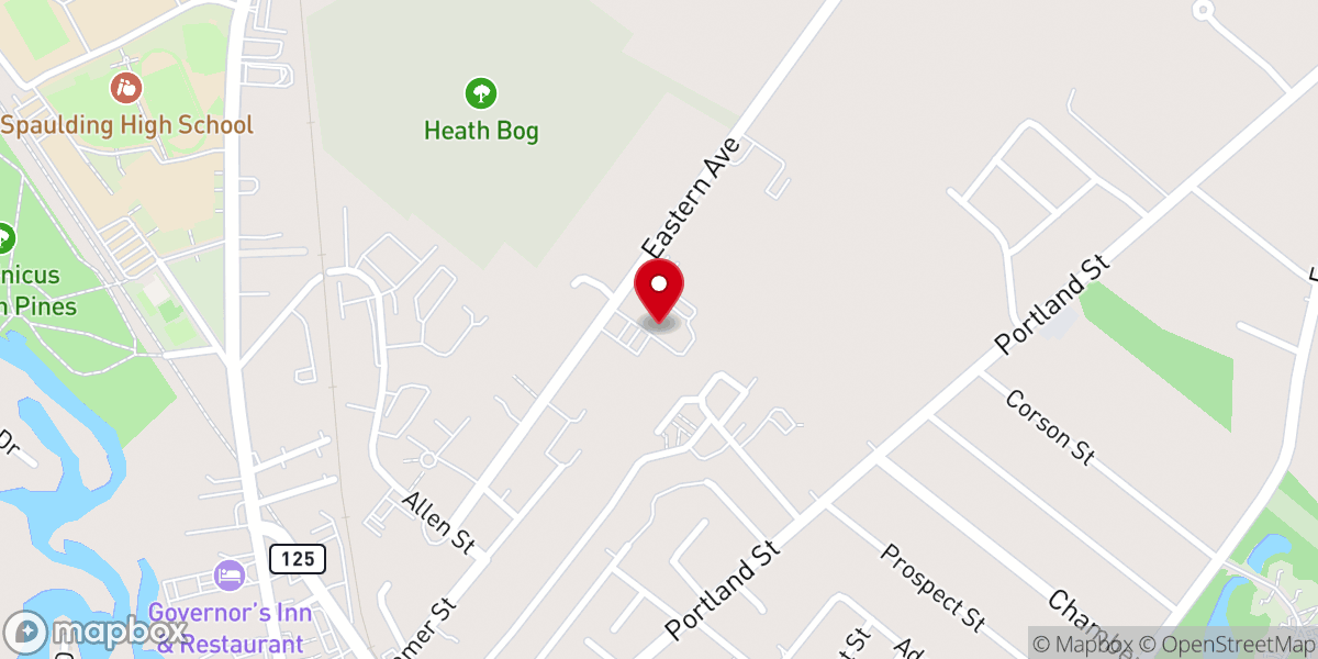Map showing location of Emmanuel Advent Christian Church