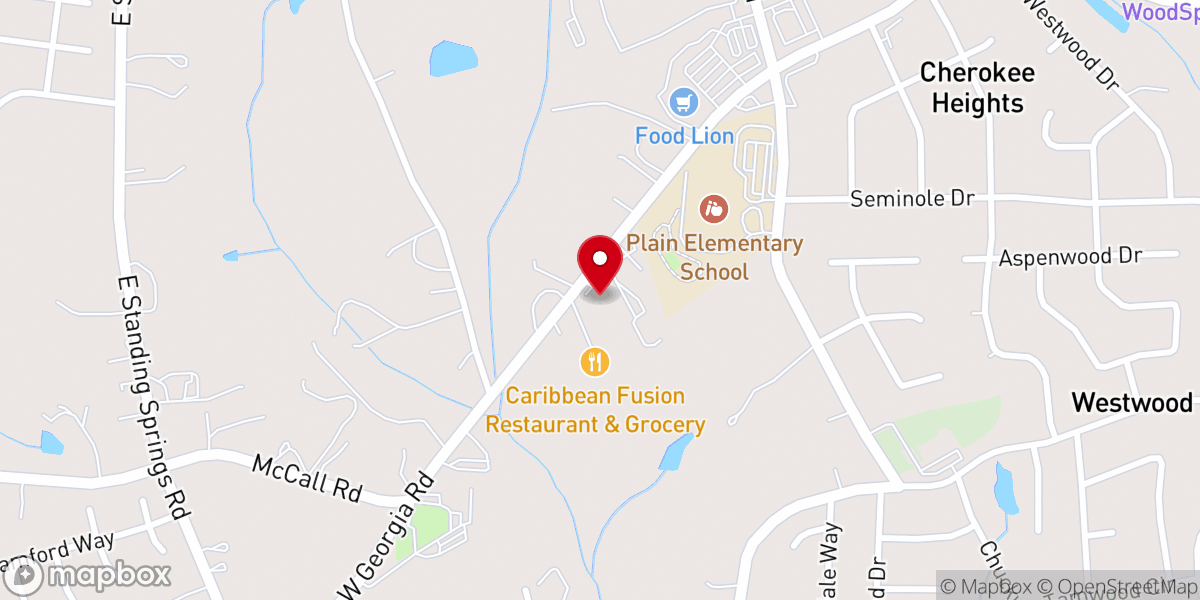 Map showing location of Word of Life Ministries