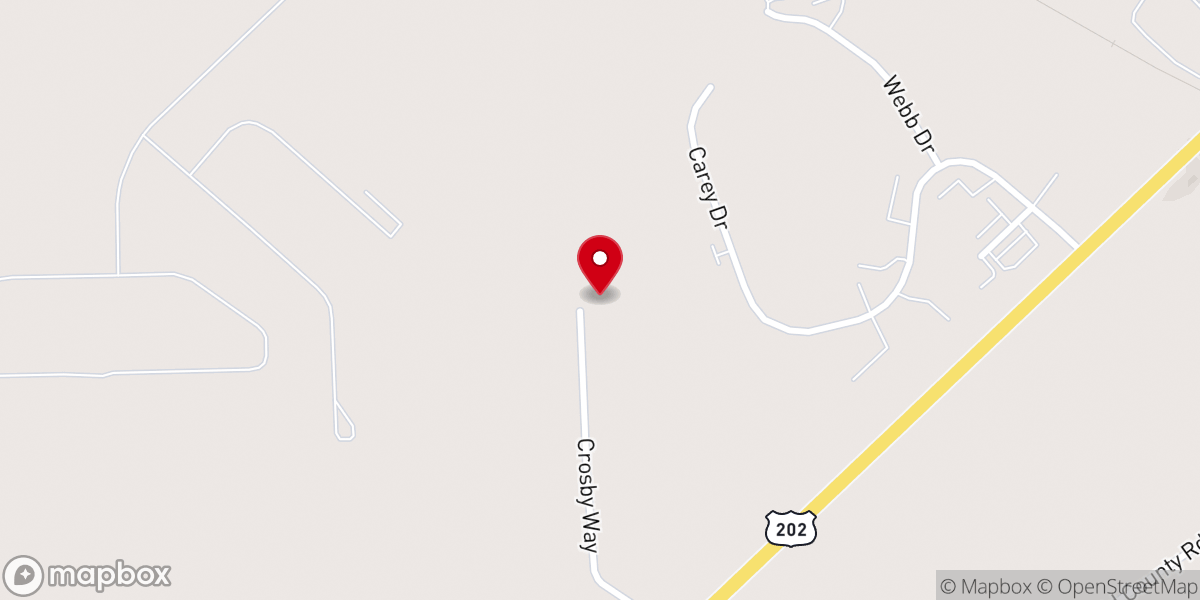 Map showing location of Calvary Apostolic Church