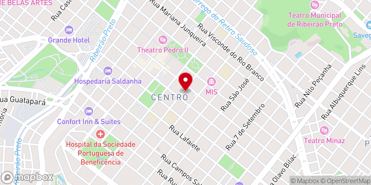 Map showing location of Igreja Evangélica Congregacional