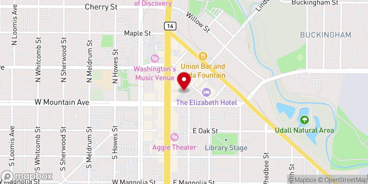 Map showing location of Redeemed Outreach Organization