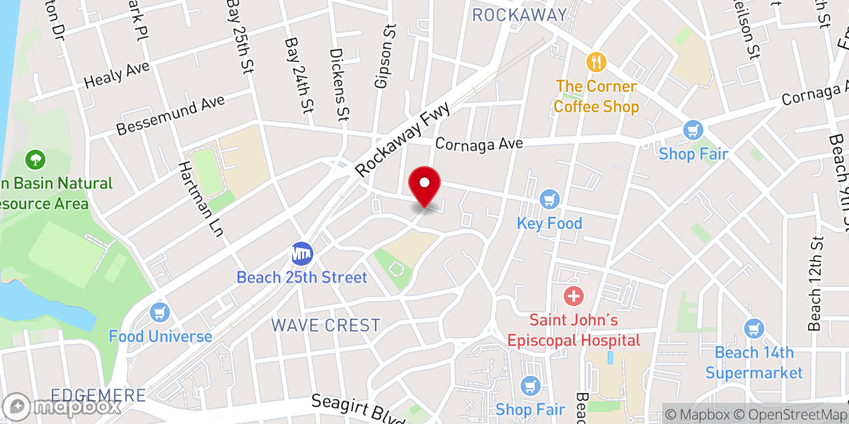 Map showing location of Kehilas Bais Yisroel