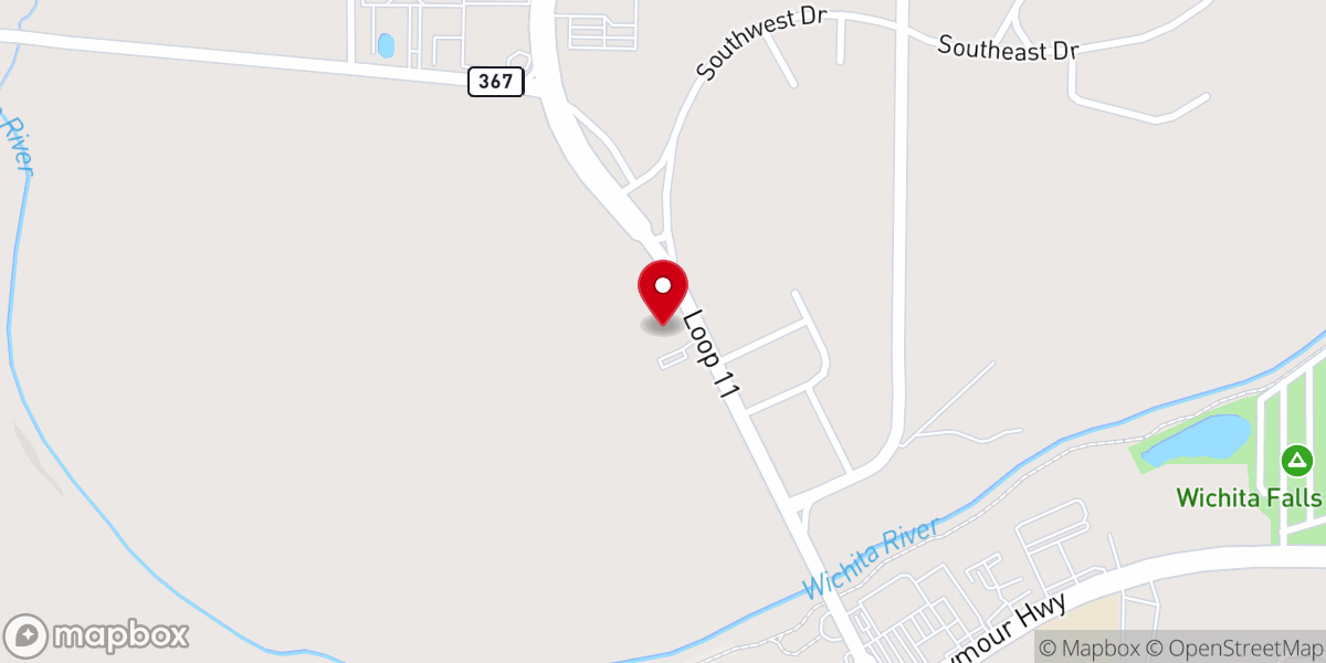 Map showing location of Emmanuel Baptist Church