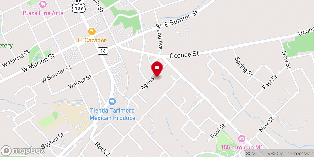 Map showing location of Newlife Outreach Christian Center