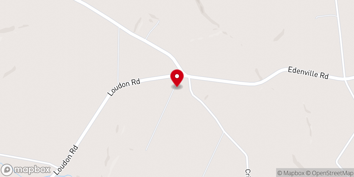 Map showing location of Crider's United Brethren Church