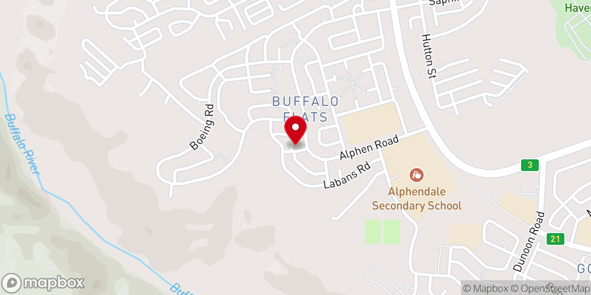 Map showing location of Grace Fellowship Ministry