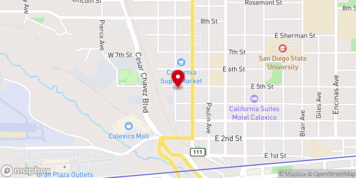 Map showing location of Iglesia Cristiana Generación Victoriosa