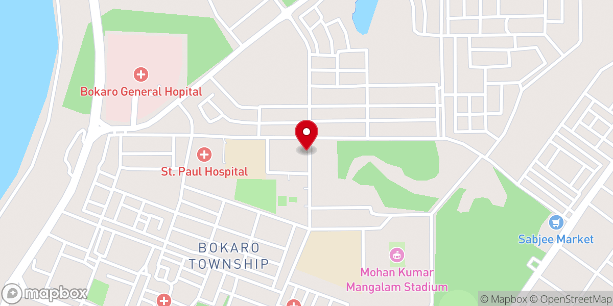 Map showing location of CNI Church