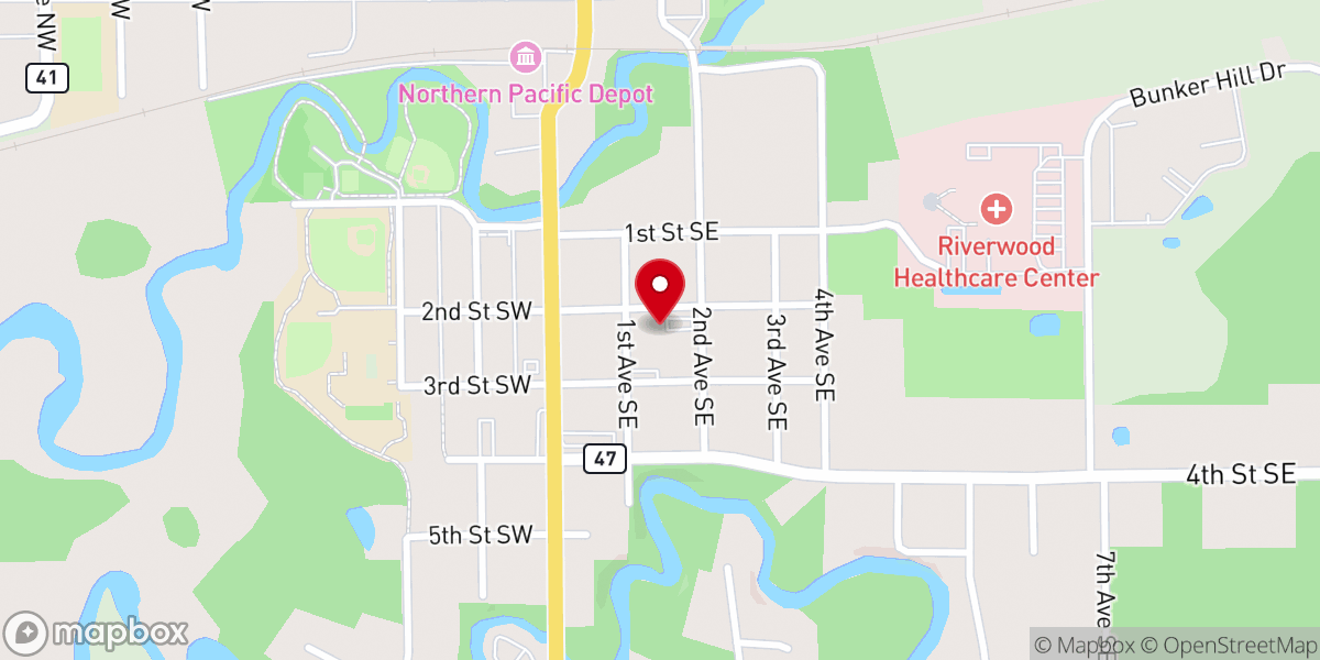 Map showing location of Loaves & Fishes- Soup Kitchen-Food Pantry