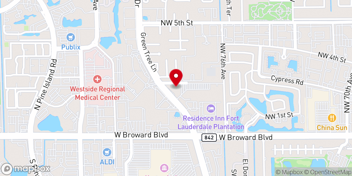 Map showing location of St Gregory Catholic Church