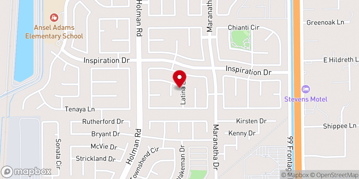 Map showing location of Jamaatul Nur of Northern California