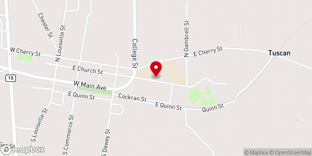 Map showing location of Ackerman Alternative School