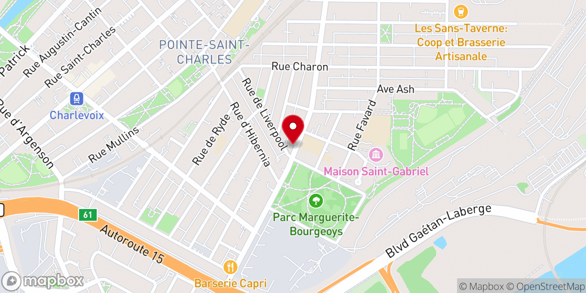 Map showing location of Gurudwara Sahib Quebec , ਗੁਰਦੁਆਰਾ ਸਾਹਿਬ - ਕਿਊਬਿਕ