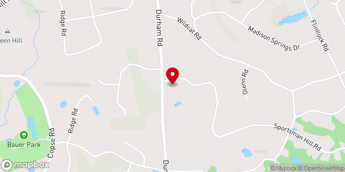 Map showing location of St Andrew's Episcopal Church
