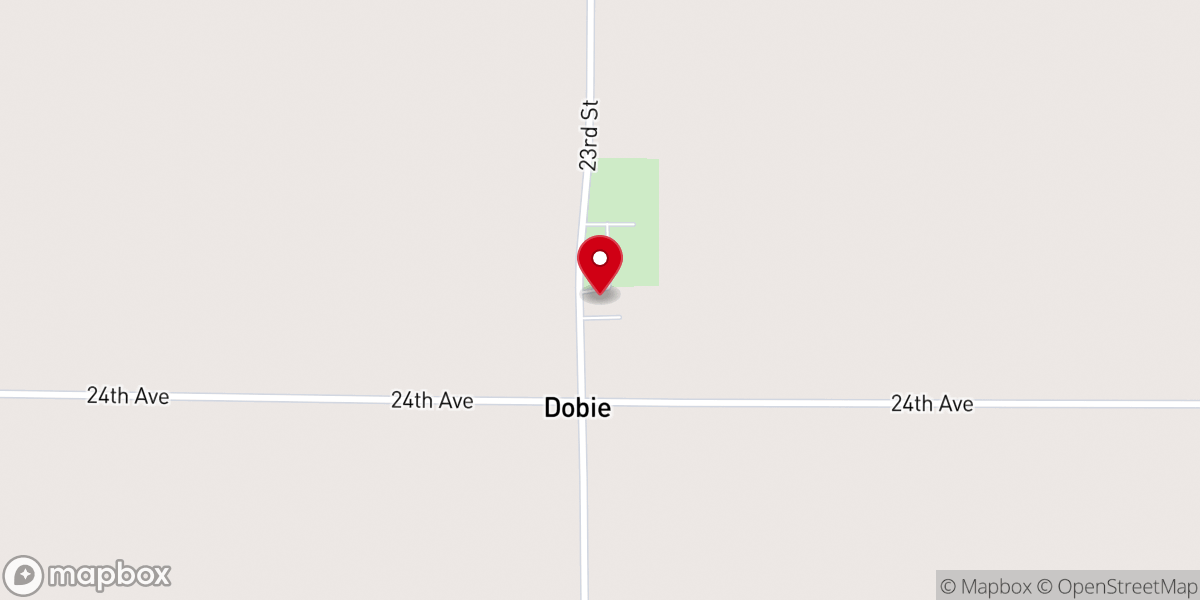 Map showing location of Our Lady of Lourdes Catholic Church