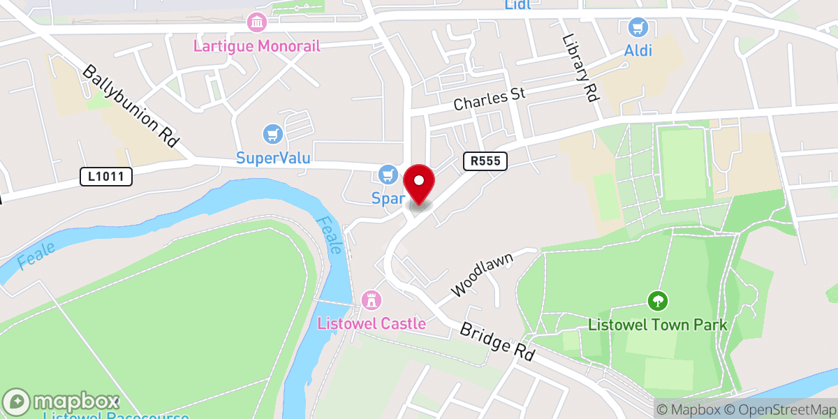 Map showing location of Sharons Harmony Health & Beauty Rooms