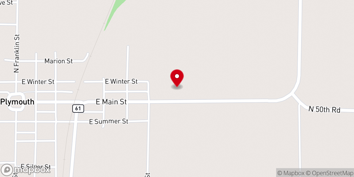 Map showing location of Harvest Church International