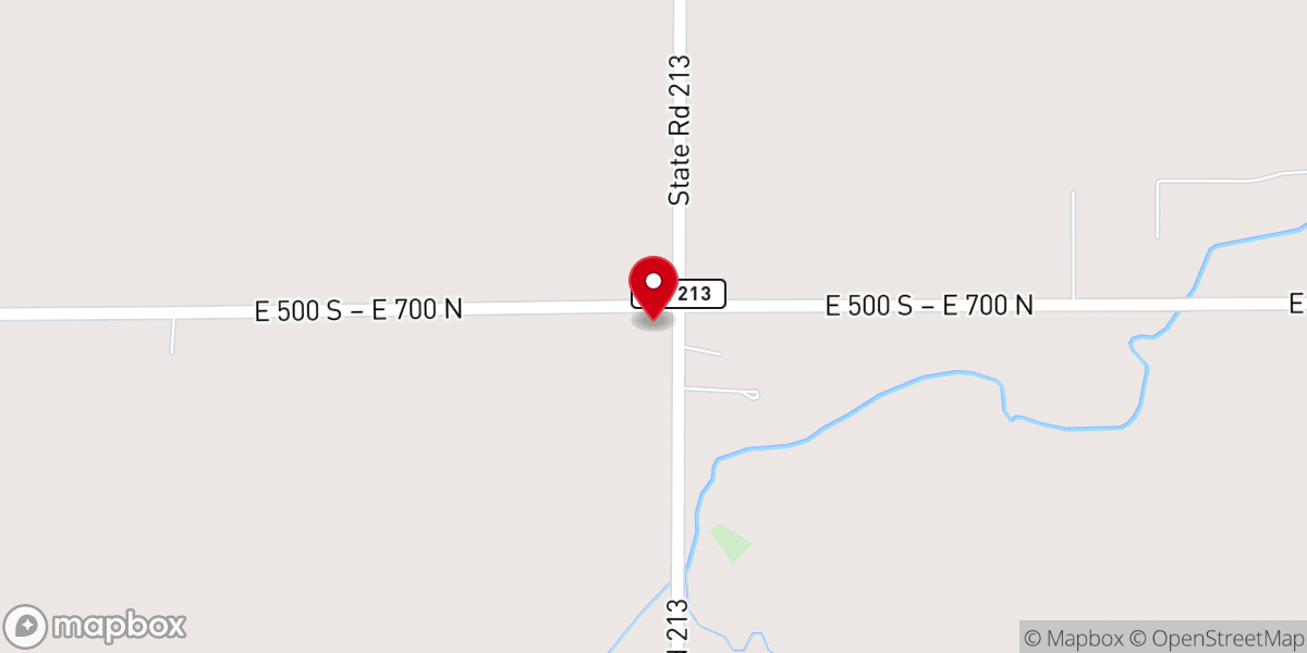 Map showing location of First Salem Baptist Church