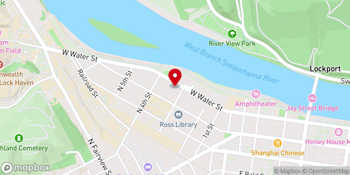 Map showing location of Immaculate Conception Church