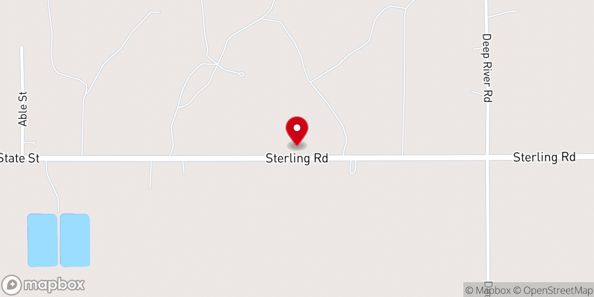 Map showing location of Deep River Township