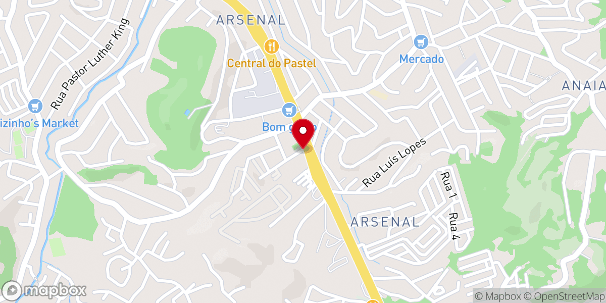 Map showing location of Igreja Pentecostal Jesus Vive e Reina para Sempre