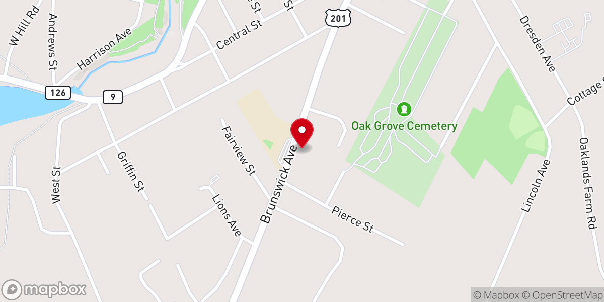 Map showing location of Apostolic Faith Ministry