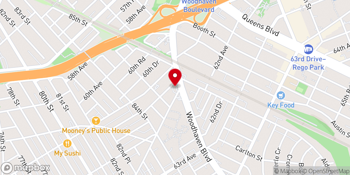 Map showing location of holy child Jesus Church richmond hill