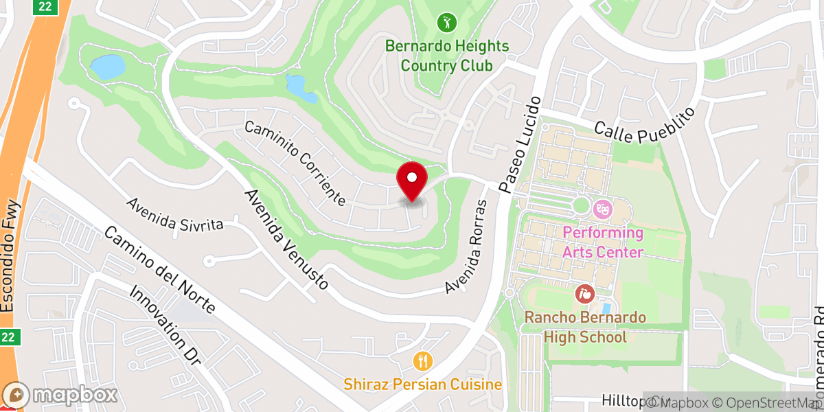 Map showing location of Dewnamis Ministries Inc