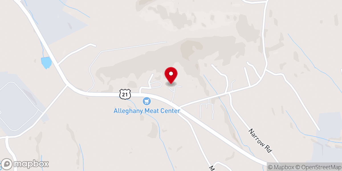 Map showing location of Christ Episcopal Church