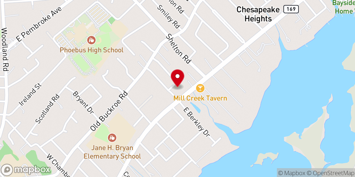 Map showing location of Ambassadors For Jesus Christ (Hampton)