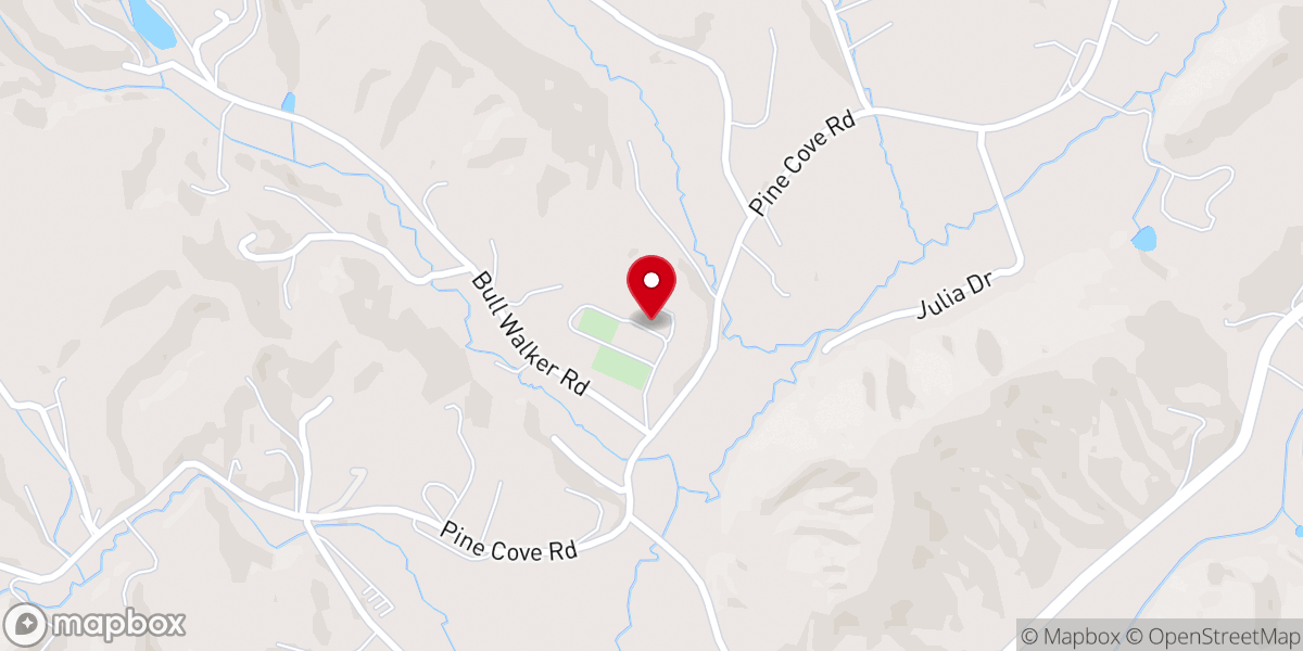 Map showing location of Cherry Springs Church