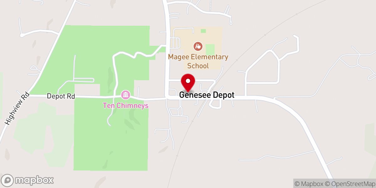 Map showing location of Acts 2 Community Church