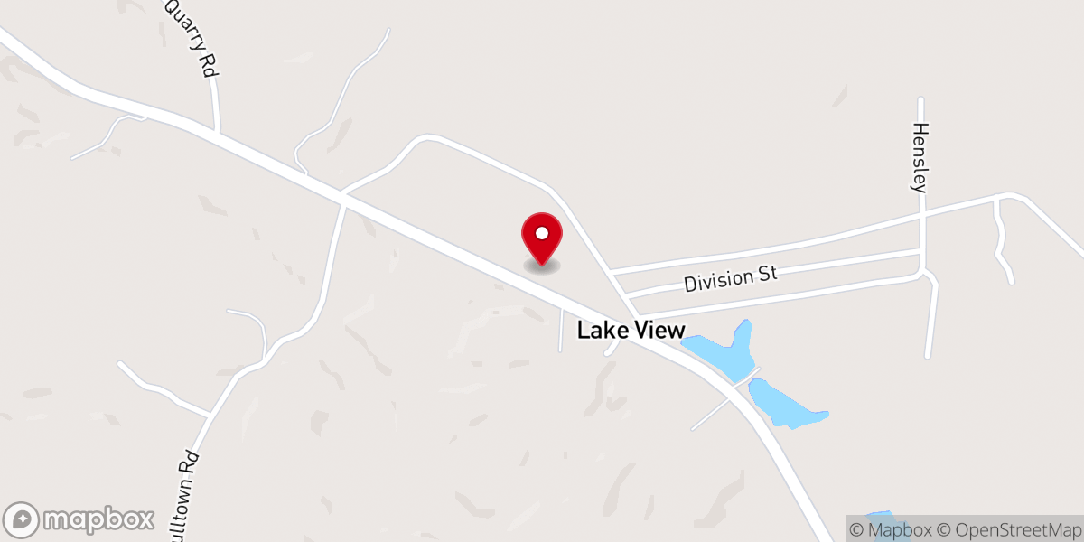 Map showing location of Chapel Missionary Baptist Church