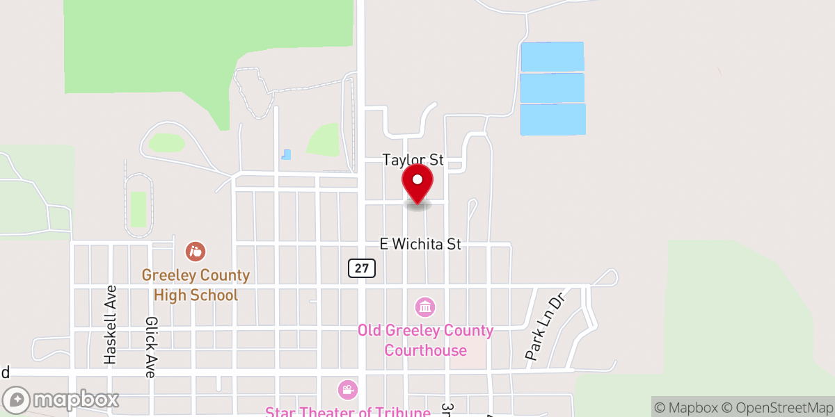 Map showing location of Presbyterian Church