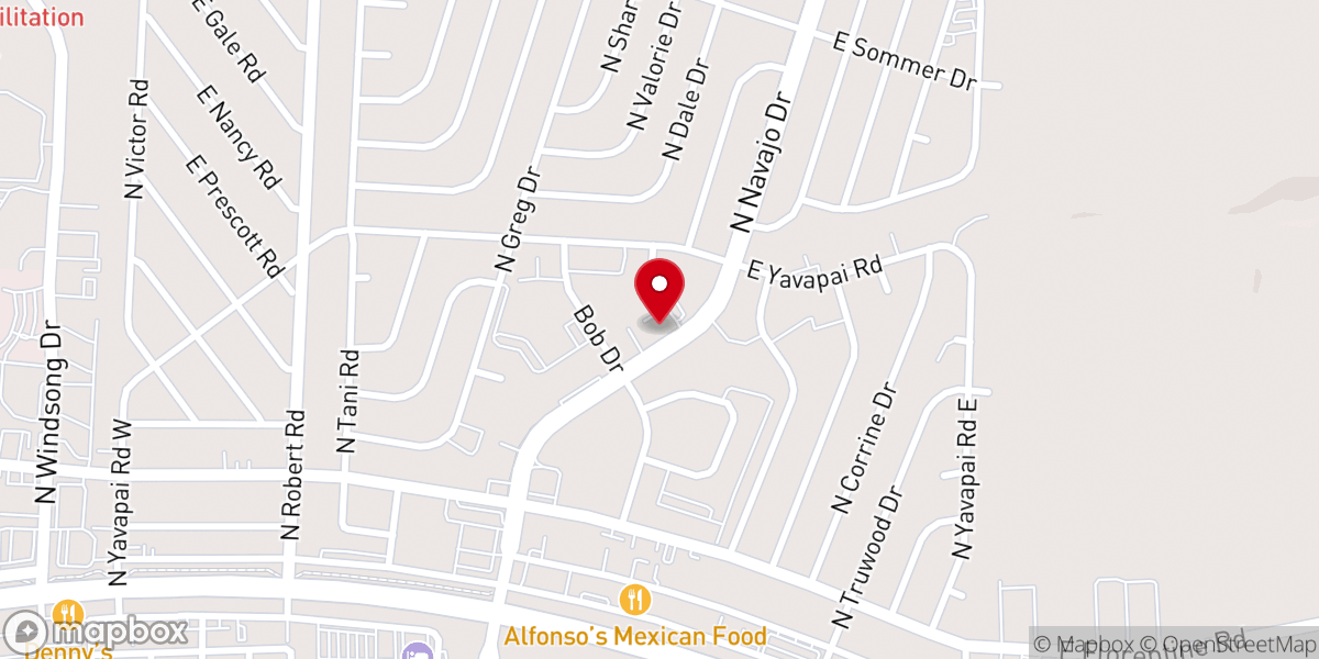 Map showing location of Christ Evangelical Lutheran