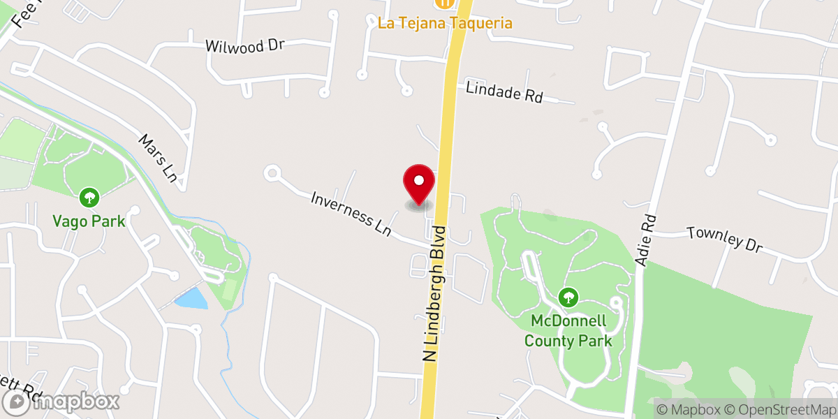 Map showing location of Lighthouse Baptist Church