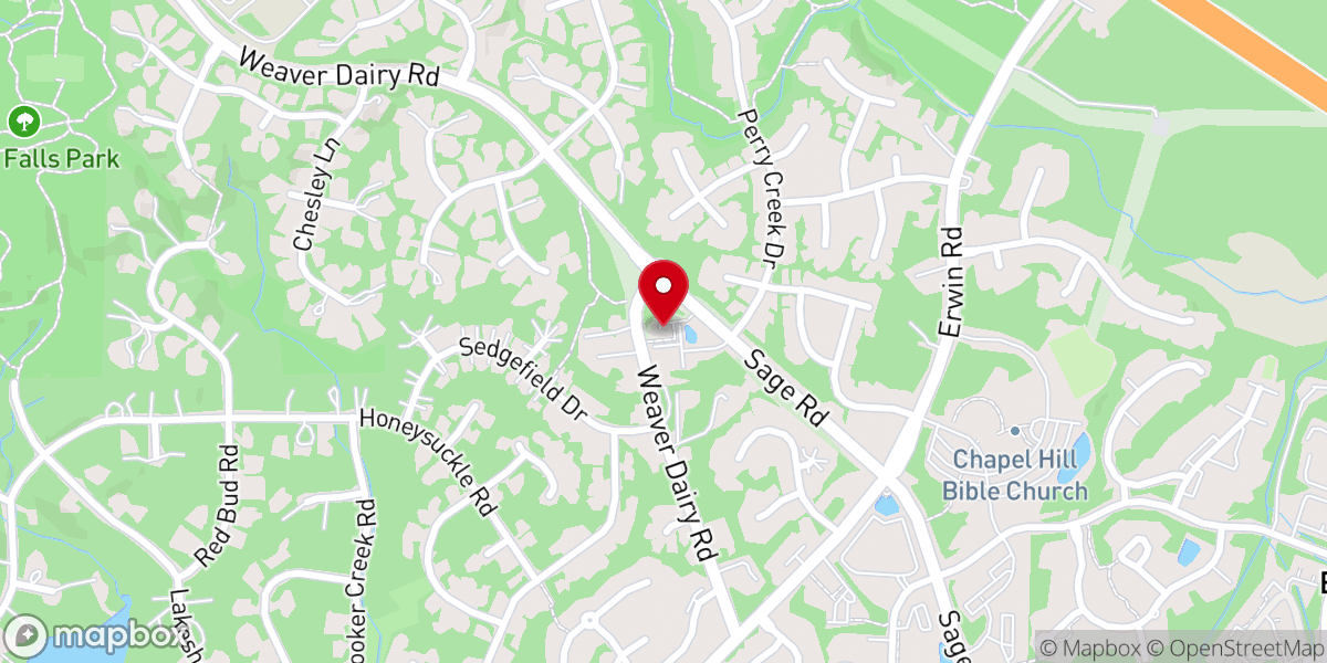 Map showing location of Riverlife Fellowship Church