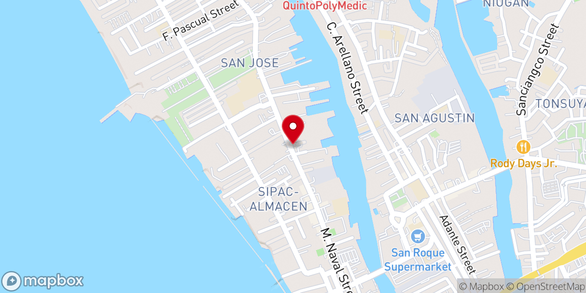 Map showing location of Pentecostal Missionary Church of Christ