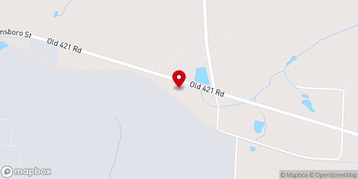 Map showing location of Growing Faith Church