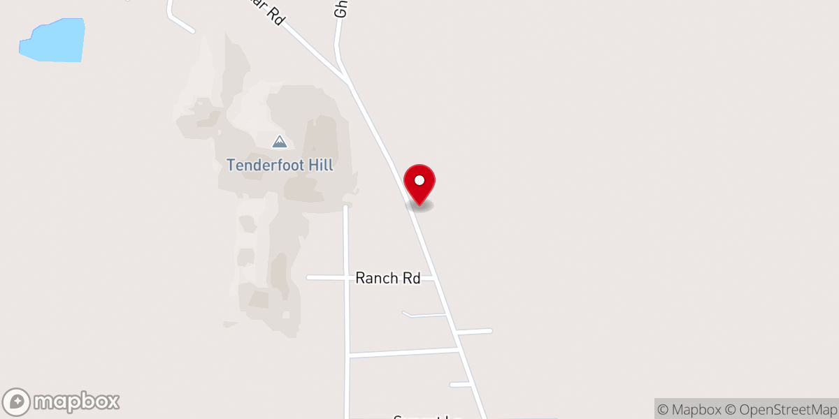 Map showing location of Grace Bible Chapel
