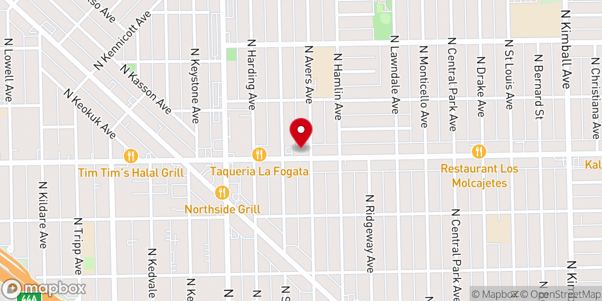 Map showing location of Anthem Church
