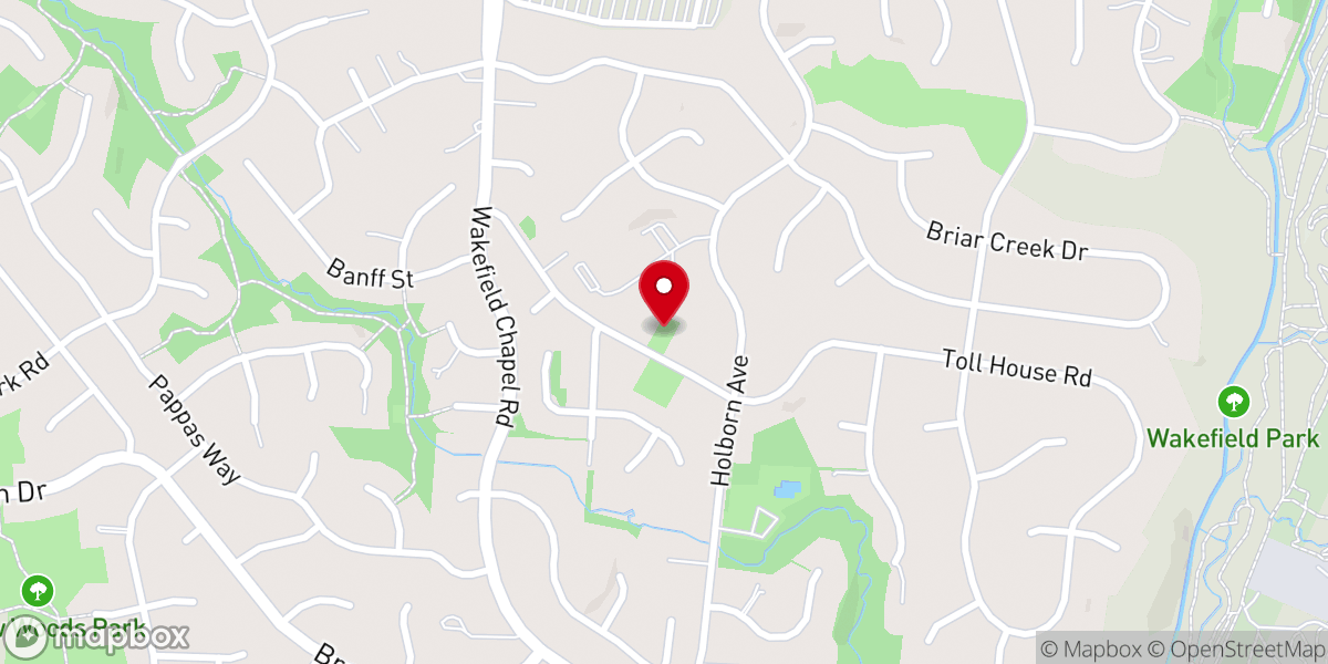 Map showing location of Wakefield Chapel