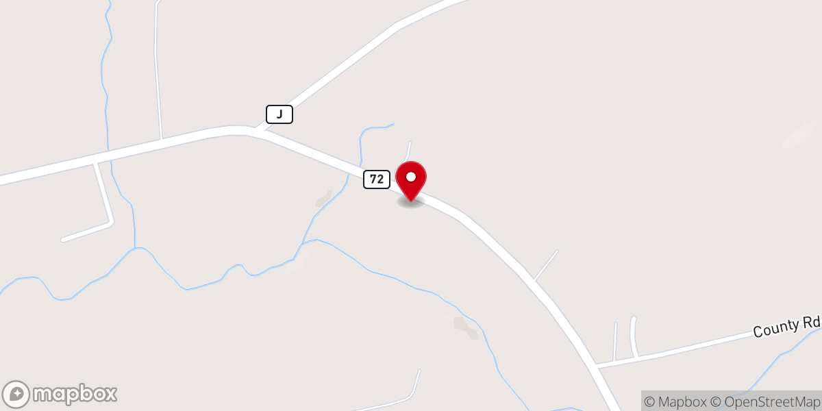 Map showing location of Calvary Church